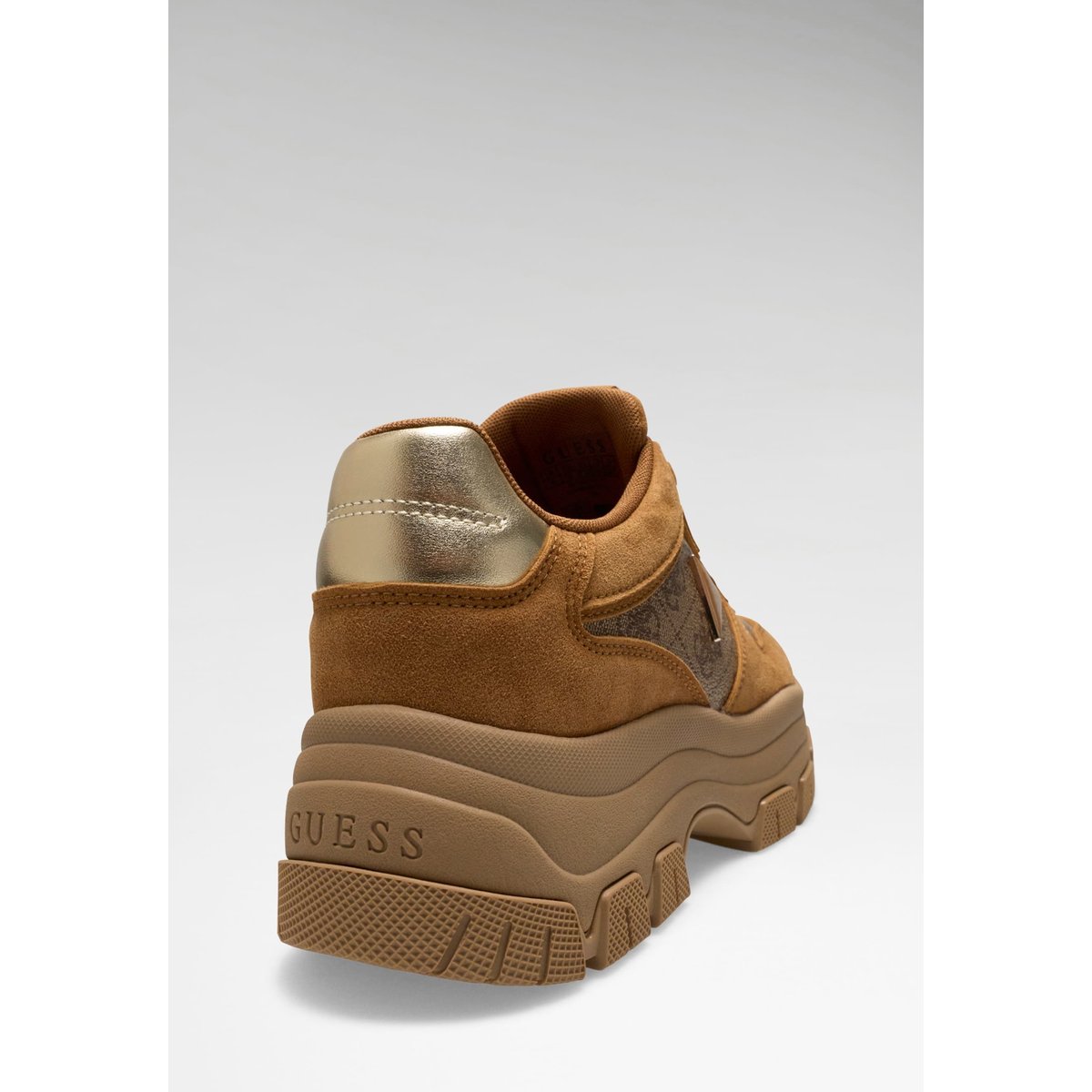 Chaussures De Course Beneto Logo marron, GUESS