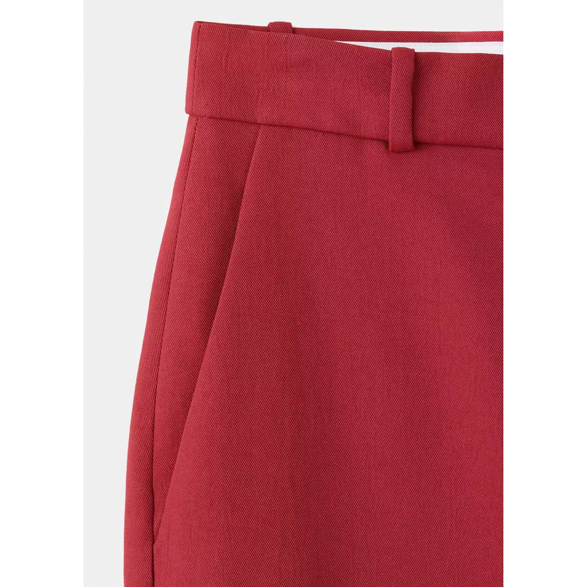 Bermuda droit taille normale orange foncé, MANGO
