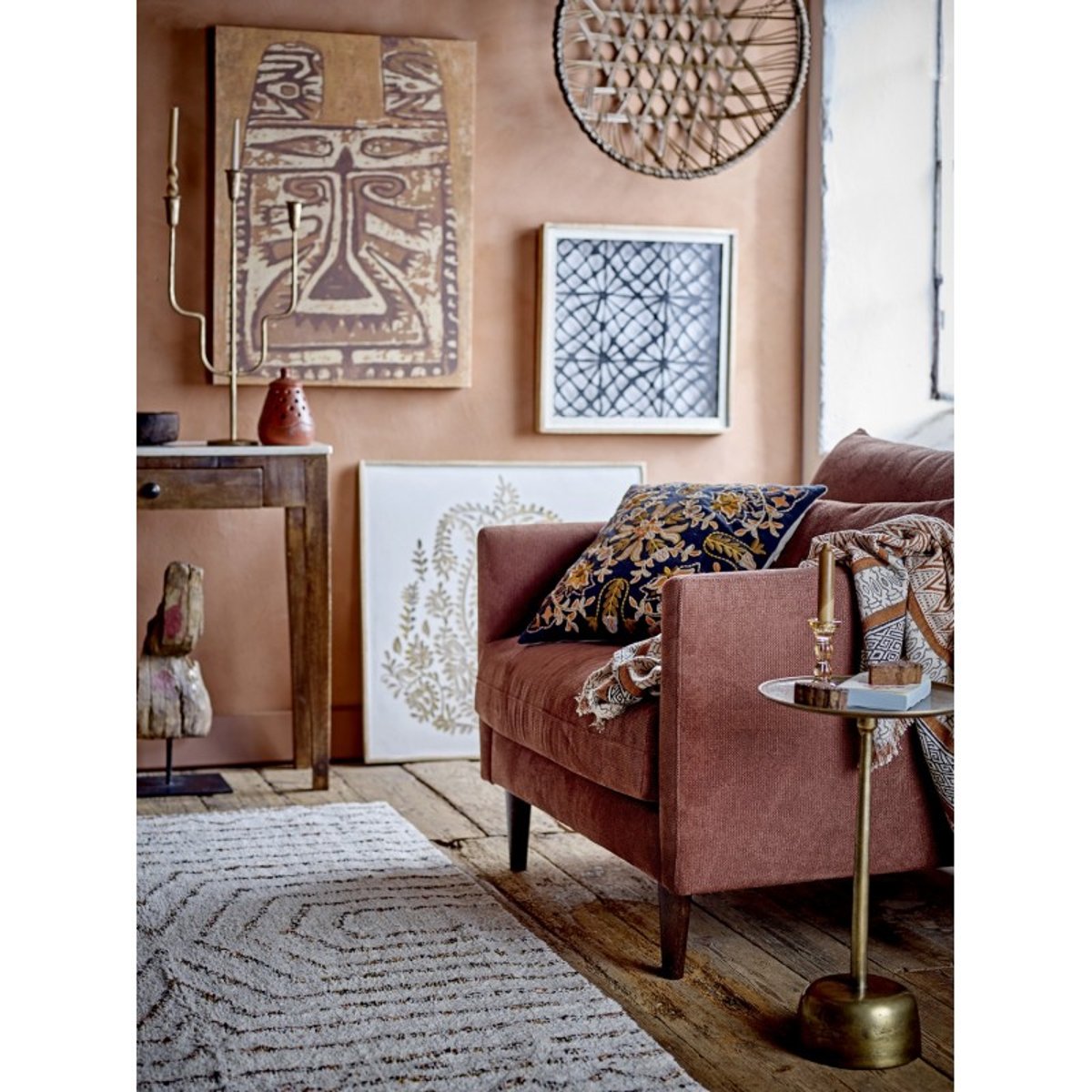 Table basse d'appoint  MARIS laiton, BLOOMINGVILLE