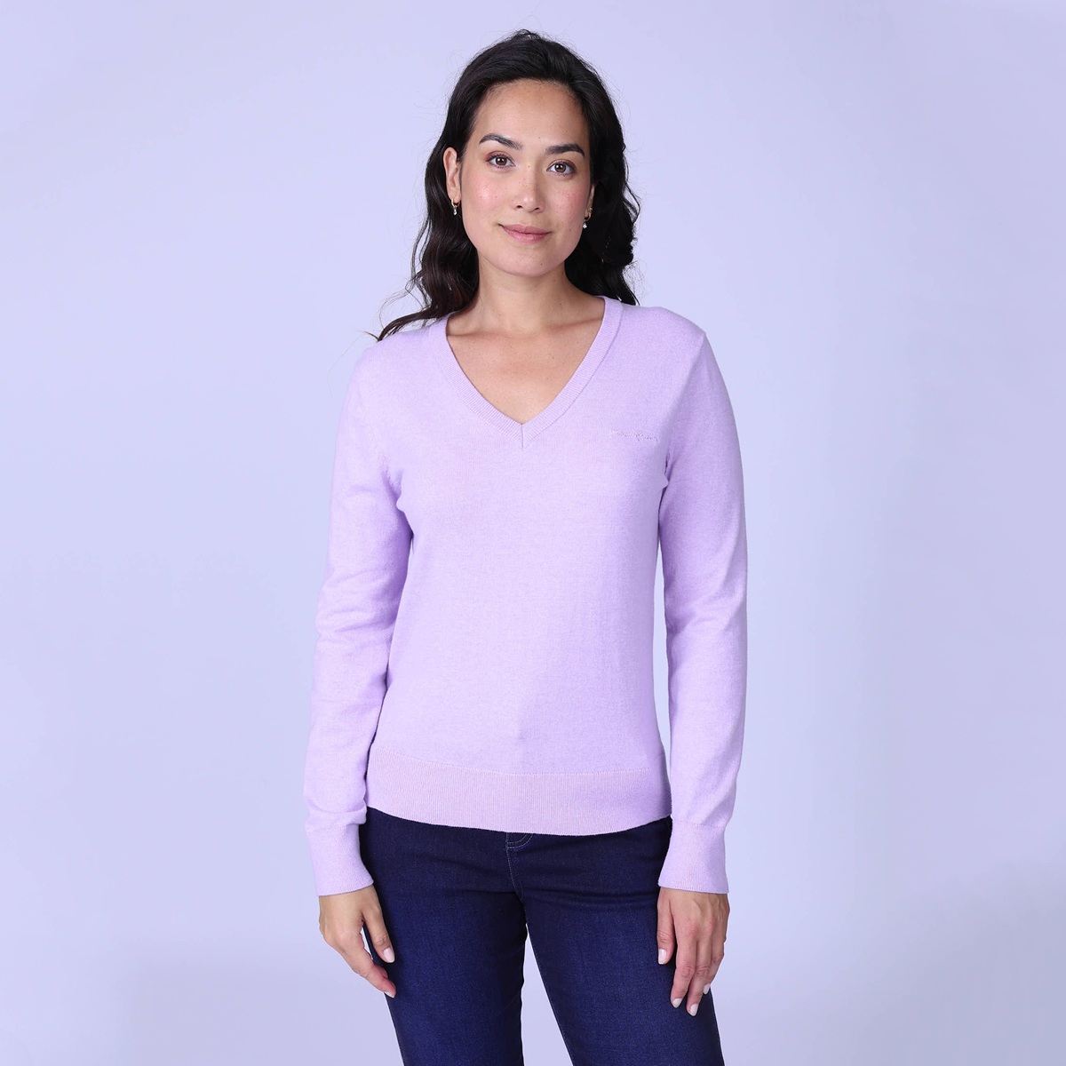 Pull Halexa lilas, MISE AU GREEN