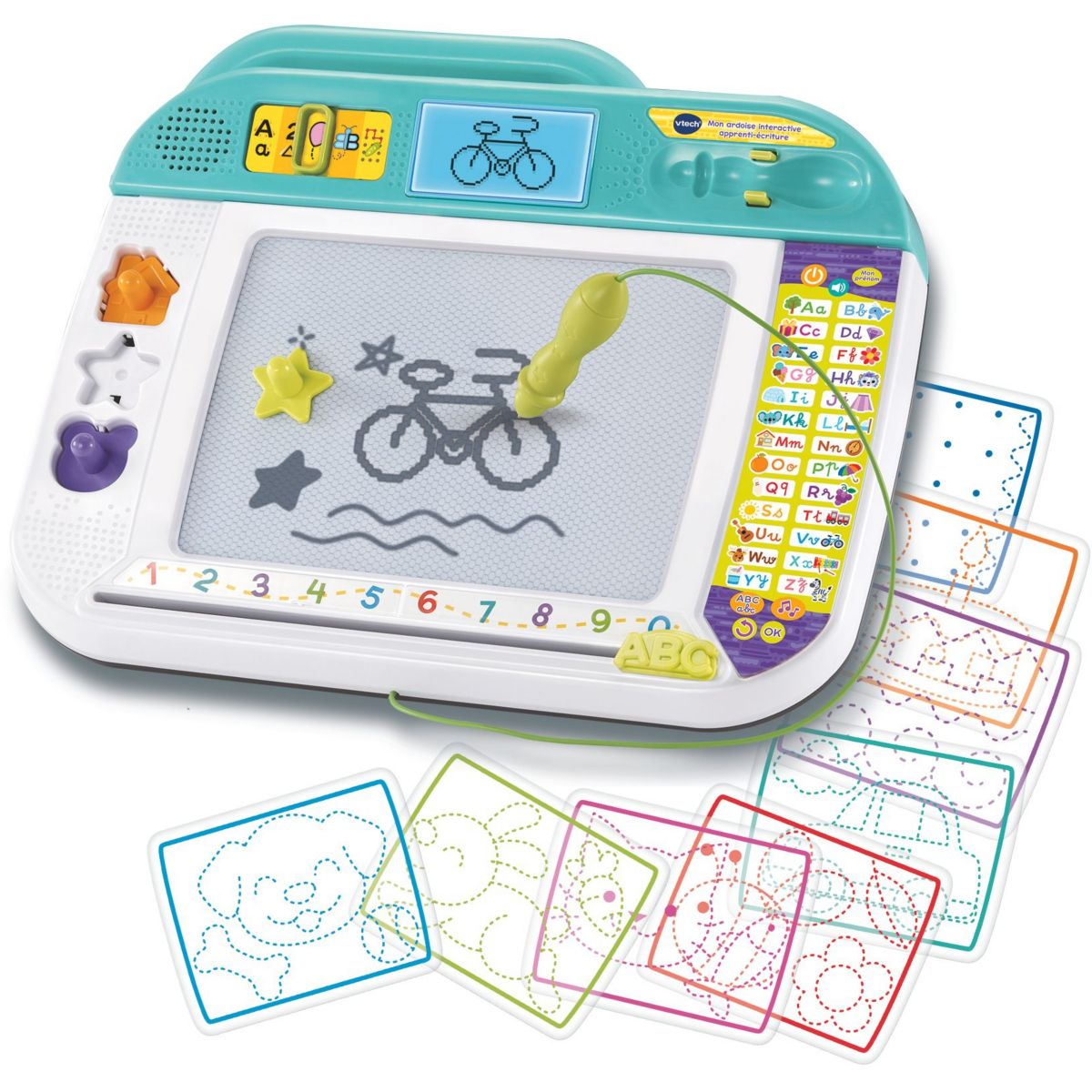 Jeu éducatif Mon ardoise interactive Apprenti écritur couleur unique, VTECH