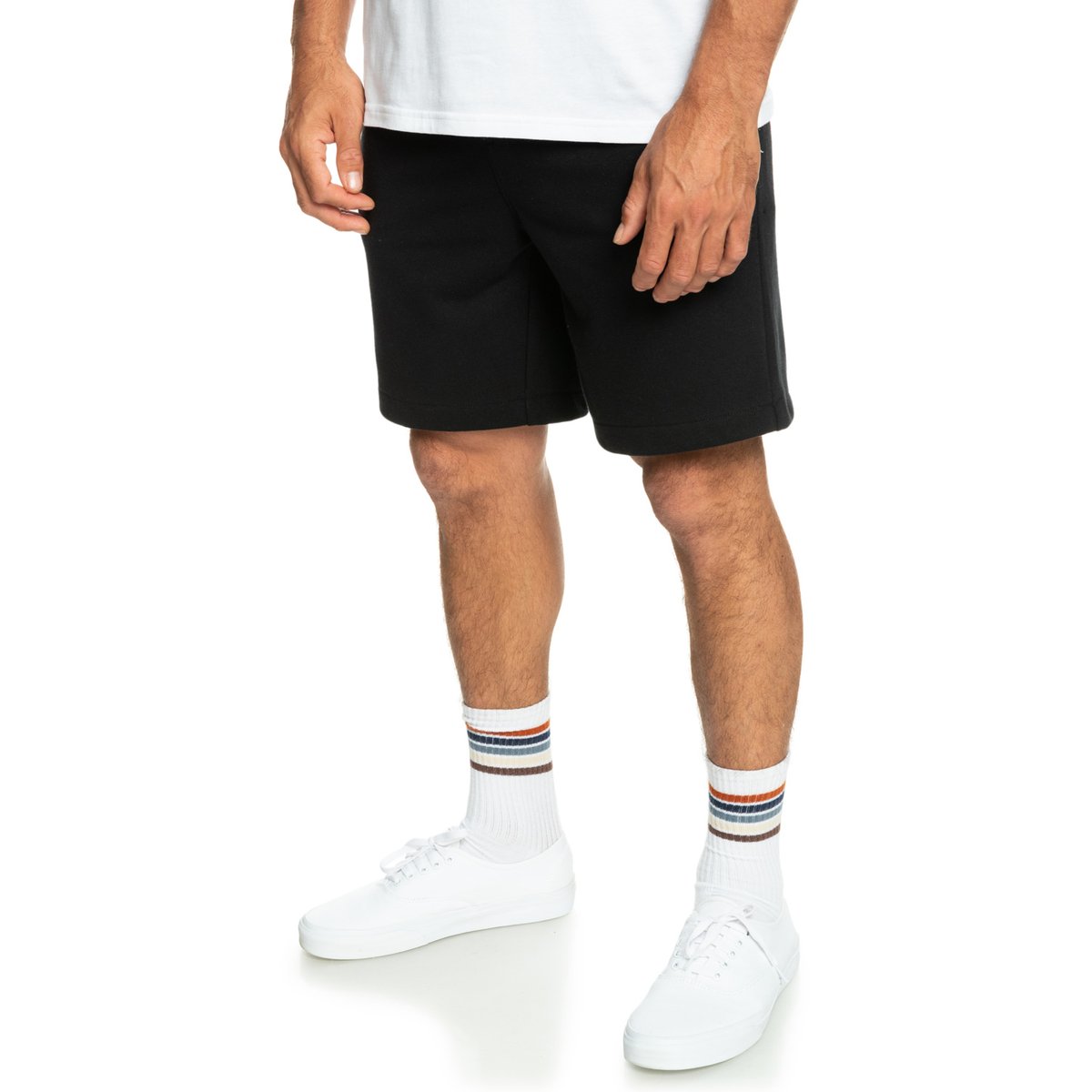 Short en molleton ESSENTIALS noir black, QUIKSILVER