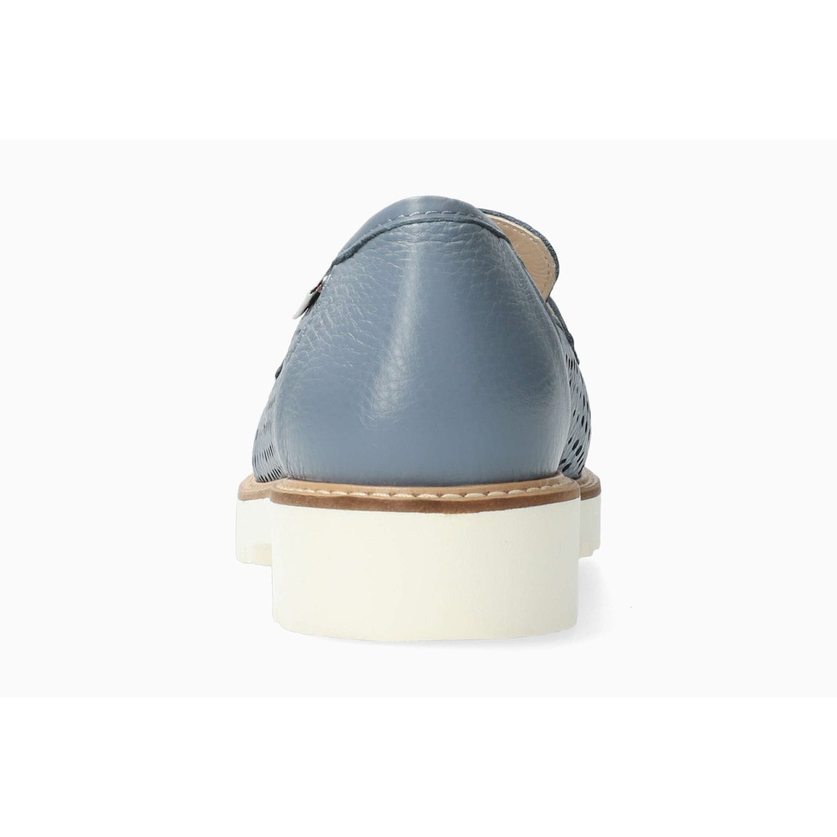 Mocassins en cuir STESSY PERF bleu foncé 5144, MEPHISTO