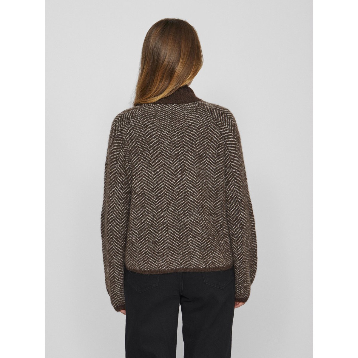 Pull En Maille coffee bean, VILA