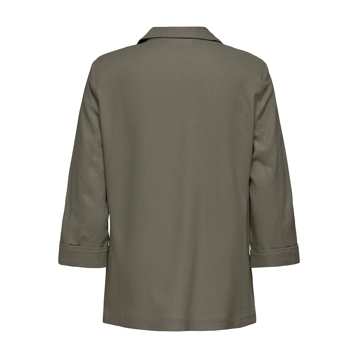 Giacca blazer con maniche a 3/4 verde kaki, ONLY