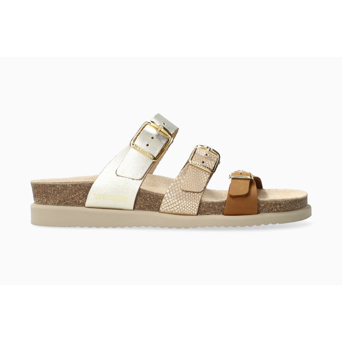 Sandales en cuir HYACINTA camel 5146, MEPHISTO