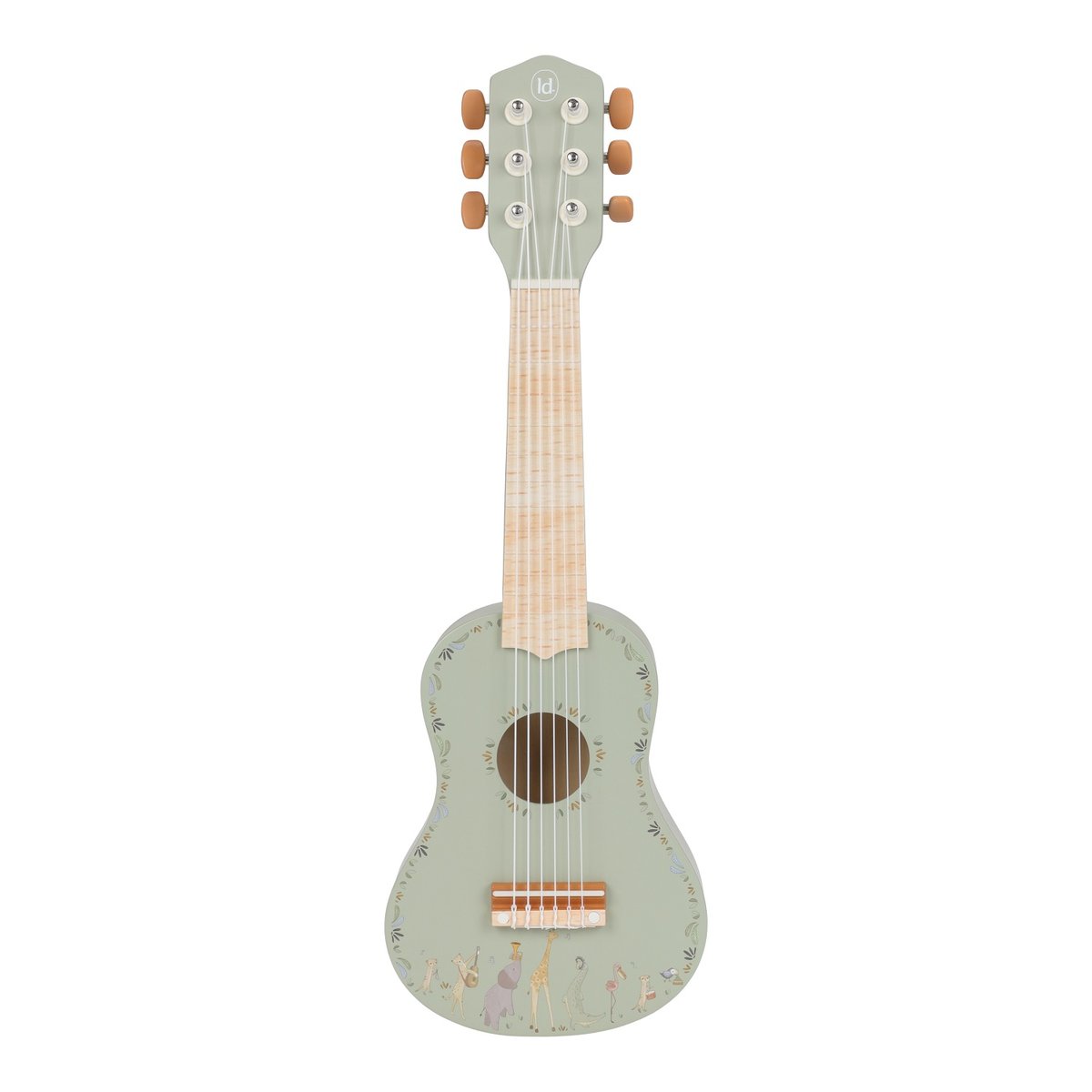 Guitare vert,bois, LITTLE DUTCH