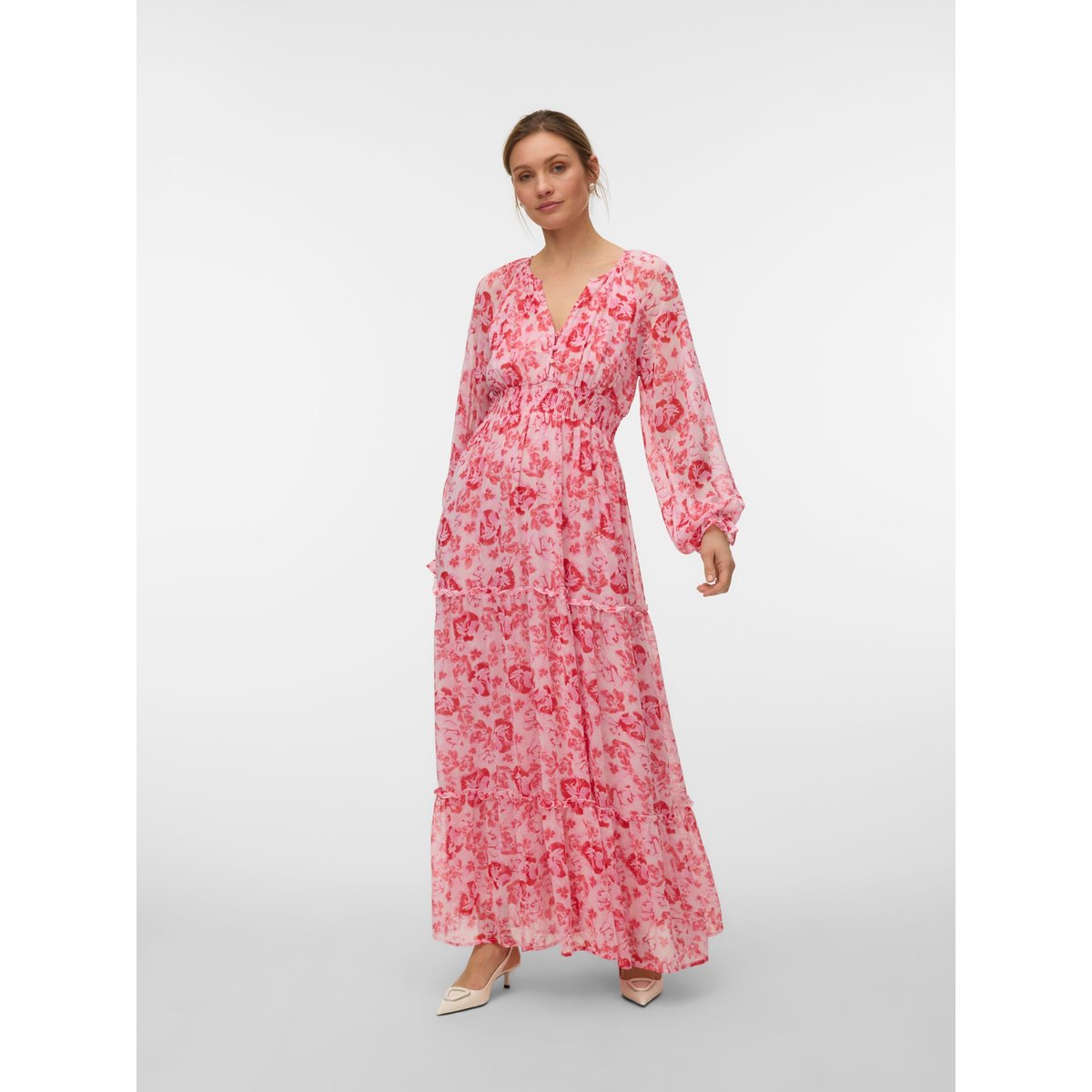 Robe rose - pink marshmallow 1, VERO MODA