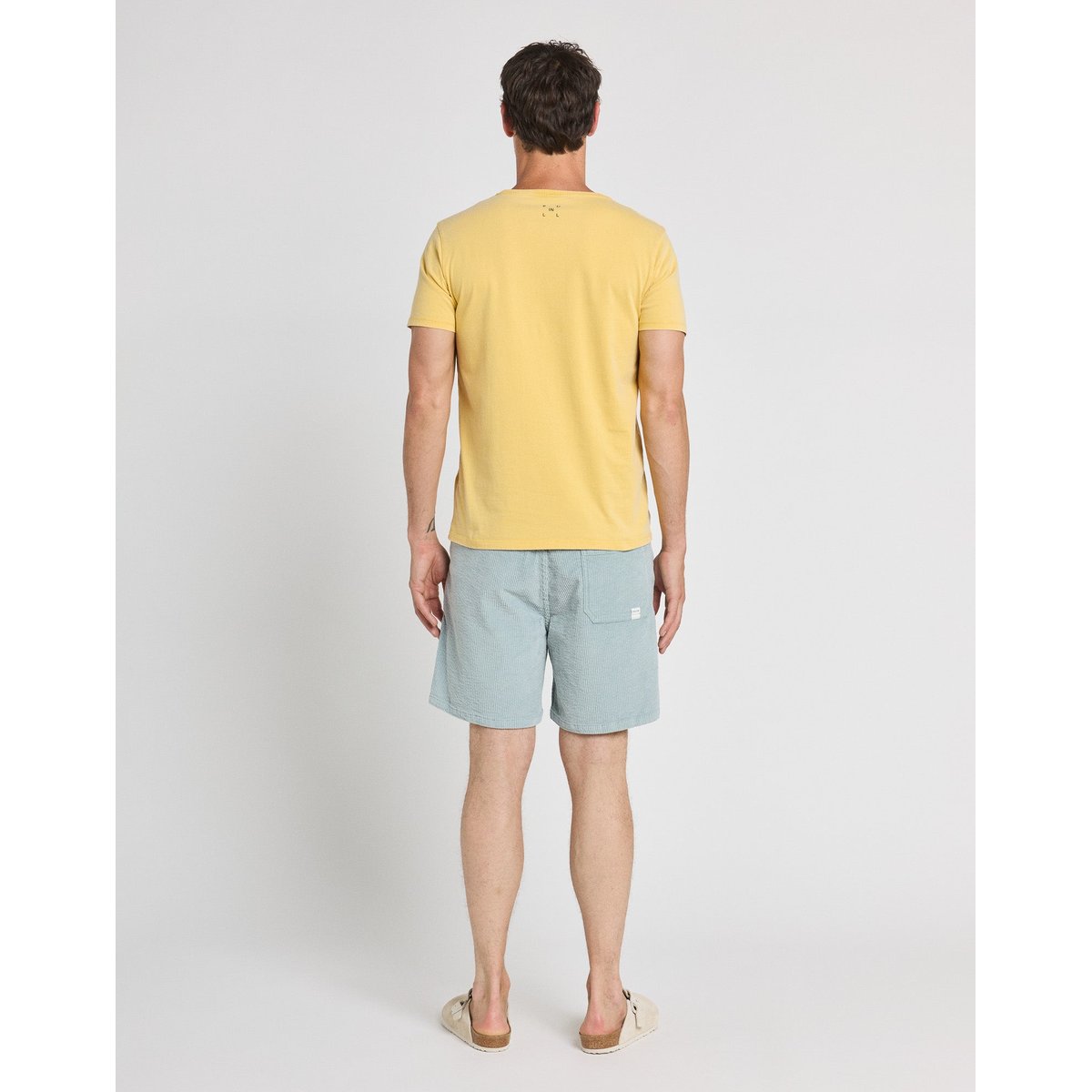 SHORT LOOSE VELOURS CLOUD bleu clair, PULLIN