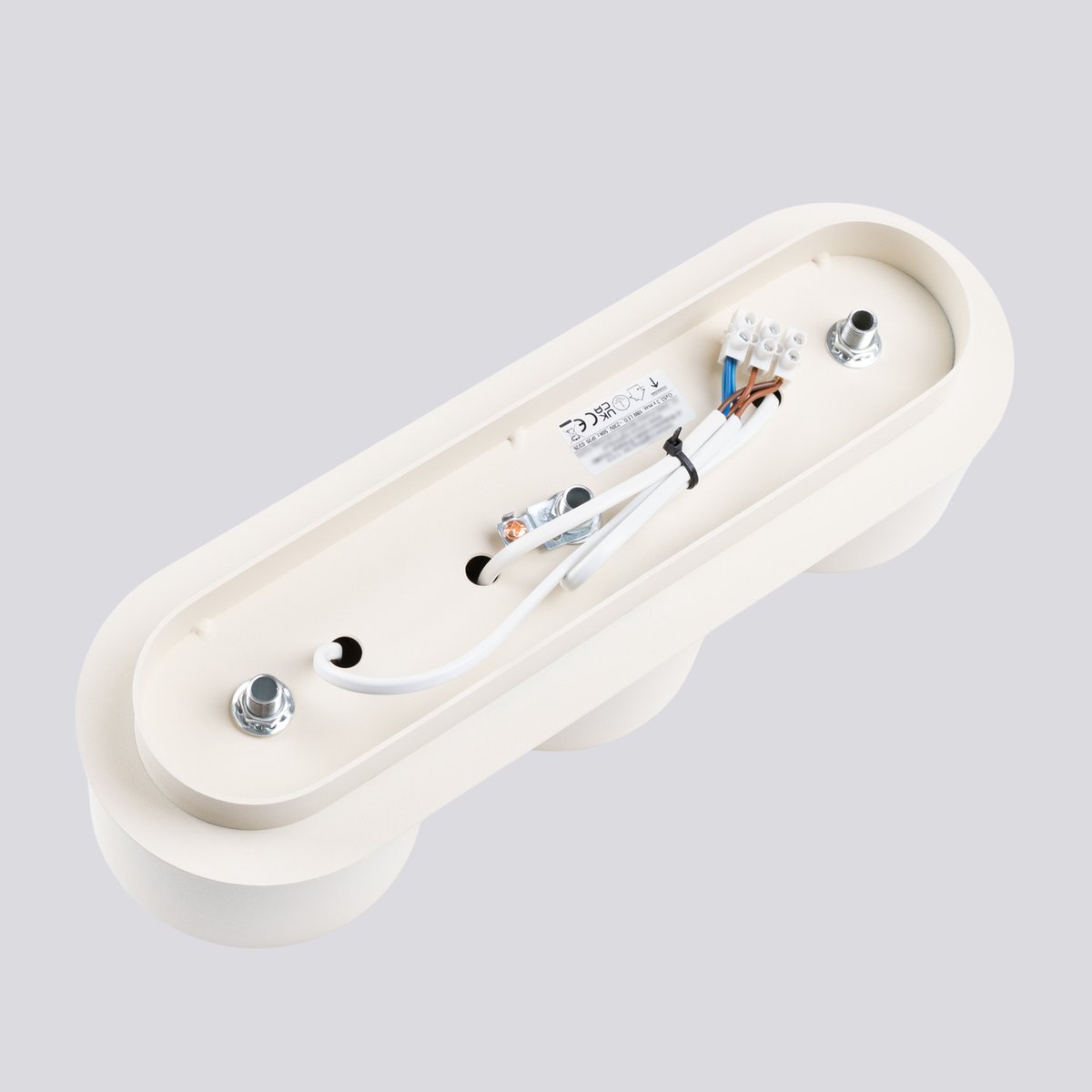 Plafonnier Aluminium Beige Gx53 3 MODO beige, EDEN