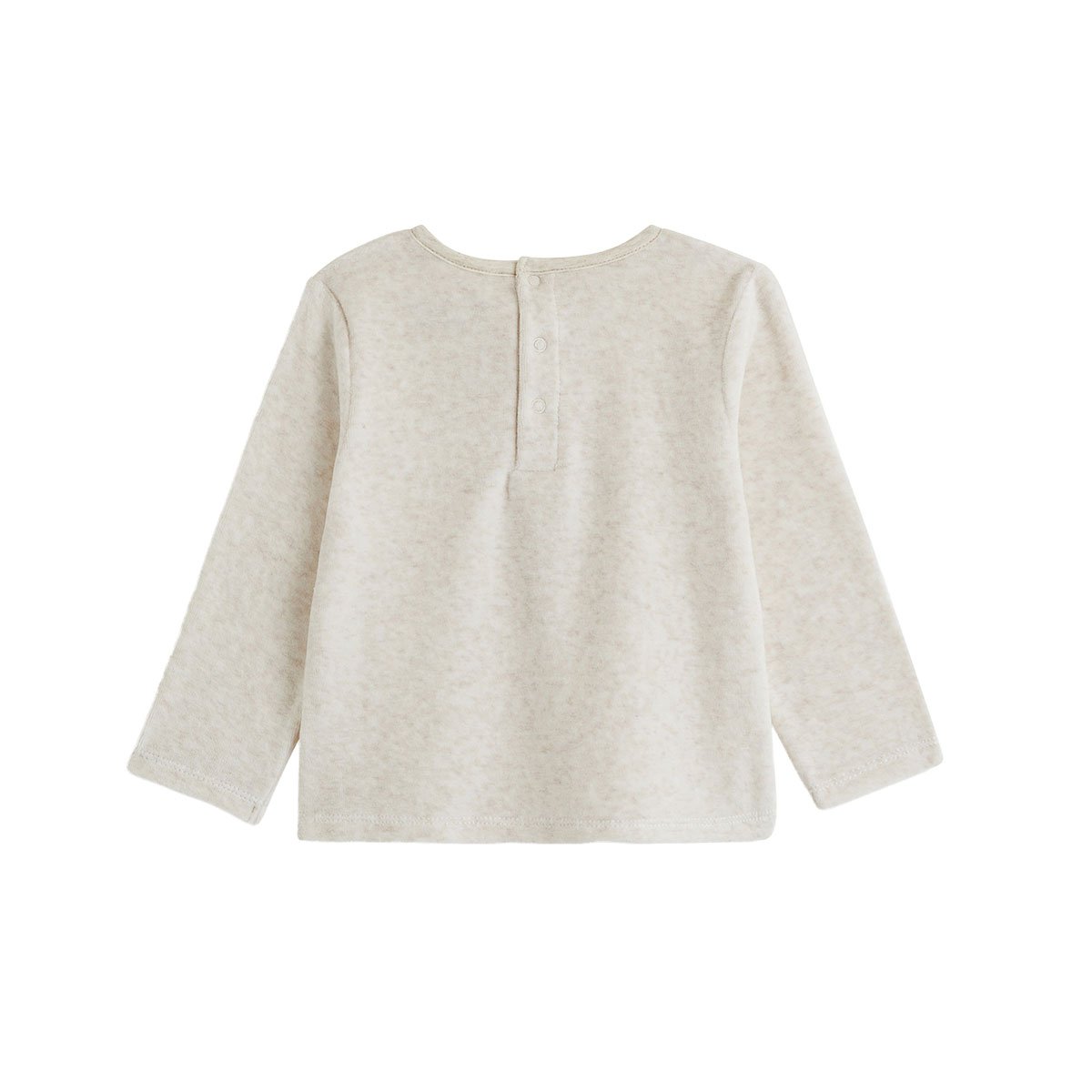 Lot de 2 pyjamas bébé 2 pièces en velours Pistache beige, PETIT BEGUIN