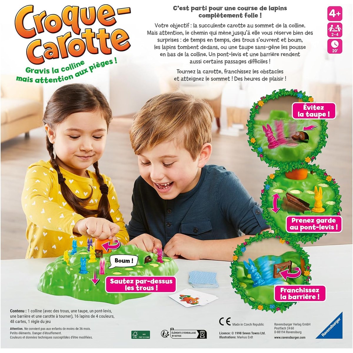 Jeu Croque Carotte bleu, RAVENSBURGER