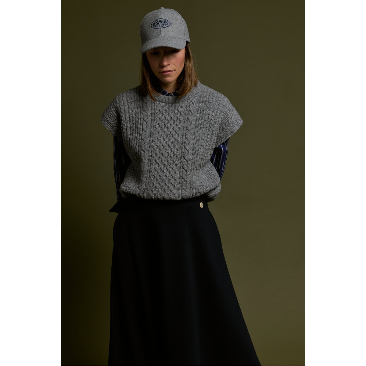 Pull sans manche - laine sleet, ARMOR-LUX