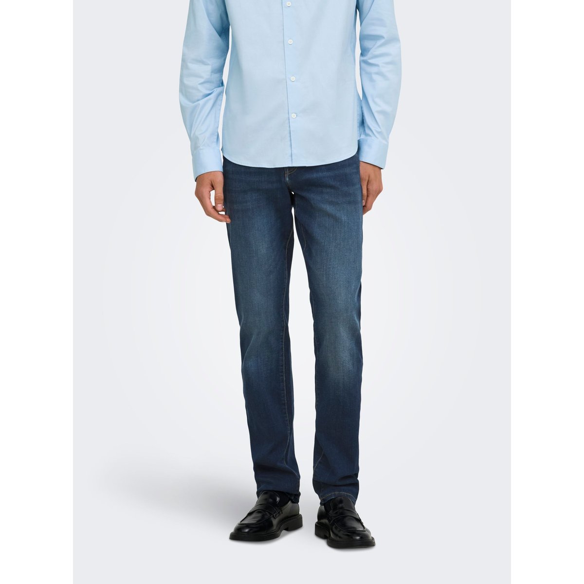 Coupe Regular dark blue denim, ONLY & SONS
