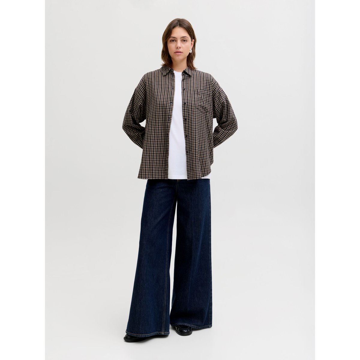 Chemise marron - slate black, JJXX