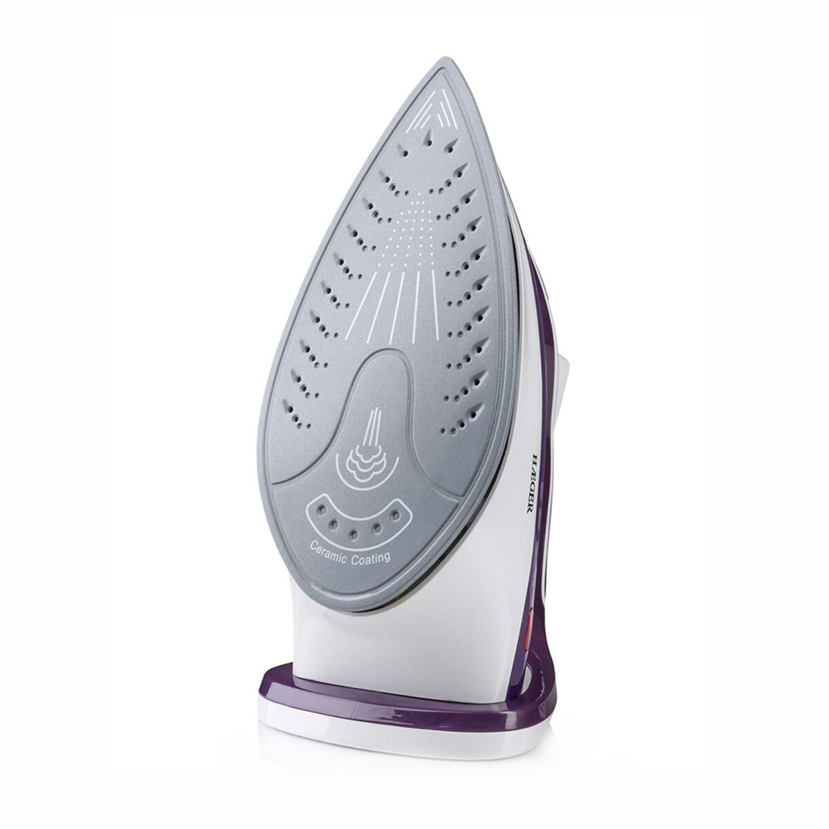 Ferro a vapor Pro Glider, HAEGER branco/violeta, HAEGER