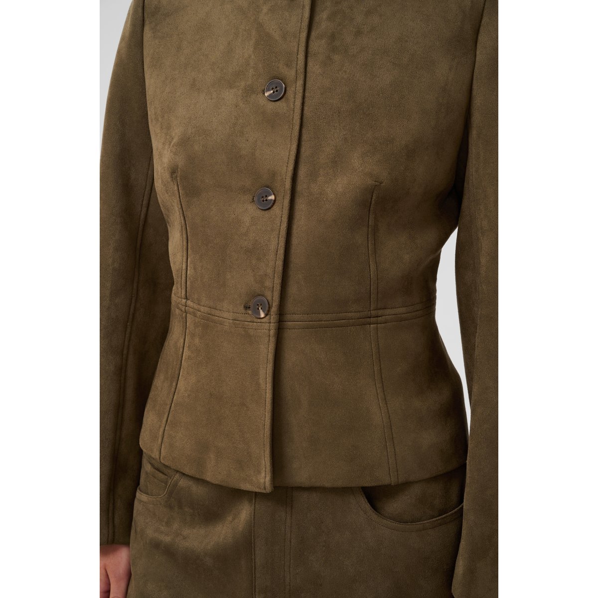 Blazer vert canteen, SOAKED IN LUXURY