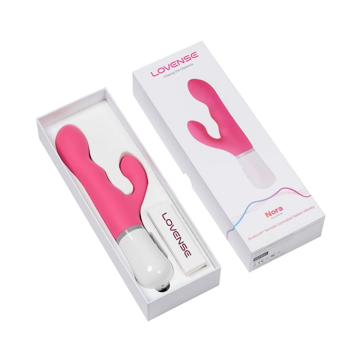 Vibromasseur point G avec appli connectée NORA rose, LOVENSE
