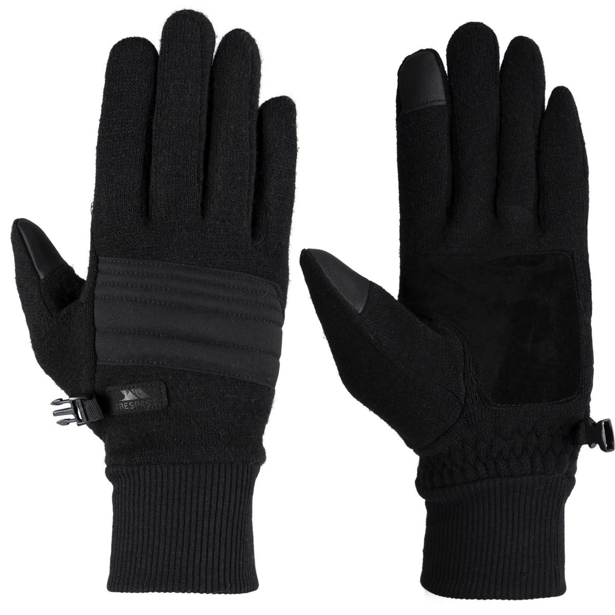 Gants de ski DOUGLAS noir, TRESPASS