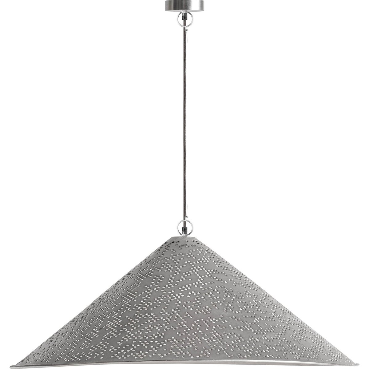 Suspension acier collection S.JACQUARD argenté, RECOLLECTION