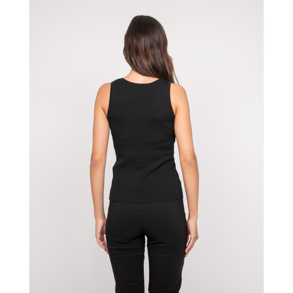 Débardeur Maille Falya noir, DONA LISA