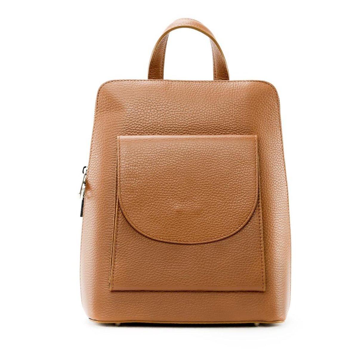 Sac à dos en cuir italien HAILEY camel, OH MY BAG