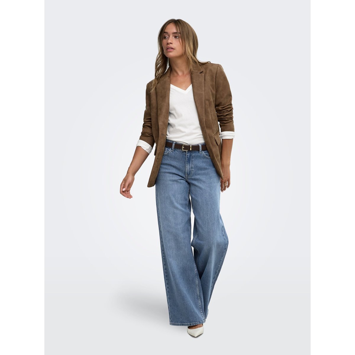 Jean À Jambe Large medium blue denim, JDY