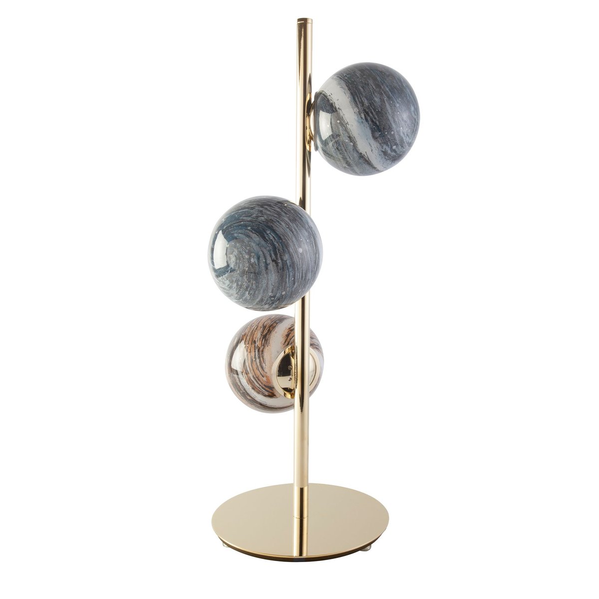 Lampe de bureau en acier inoxydable bleu | marron | or, ANGEL CERDA