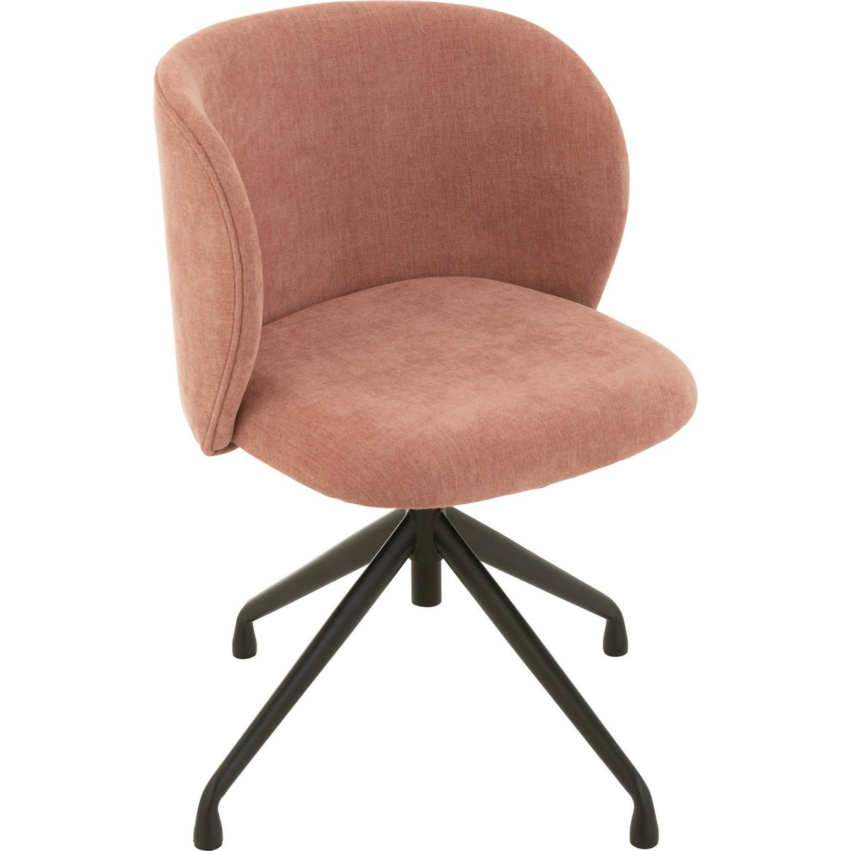 Chaise design pivotante en bois rose clair doux, RECOLLECTION