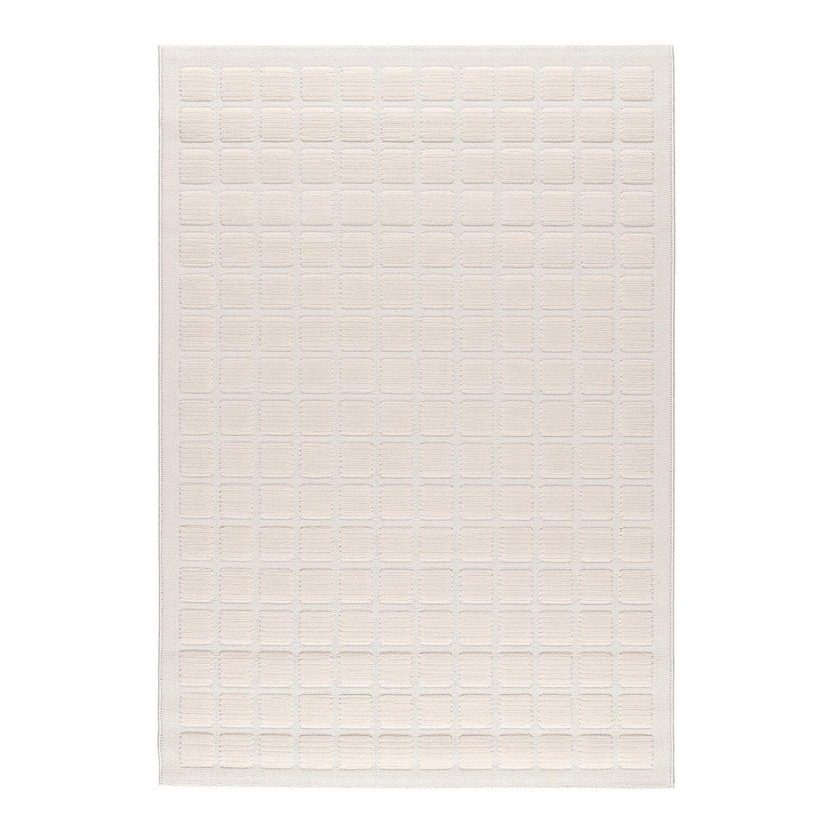 Tapis effet 3D doux et élégant FACET beige sable, AFK LIVING