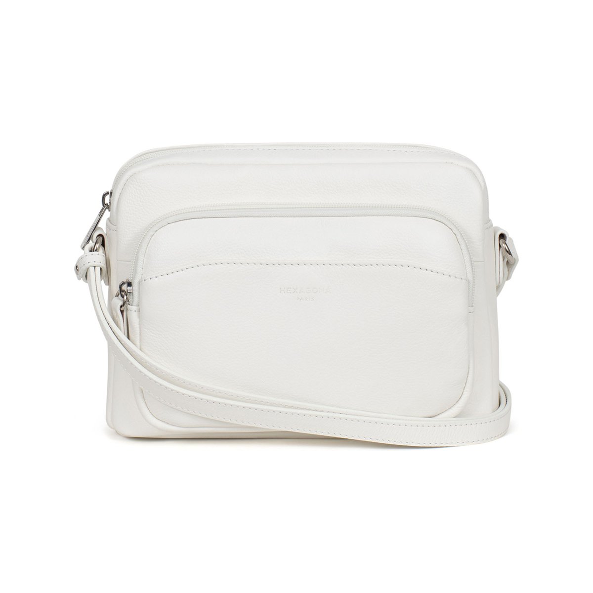 Sac porté travers  CONFORT blanc, HEXAGONA