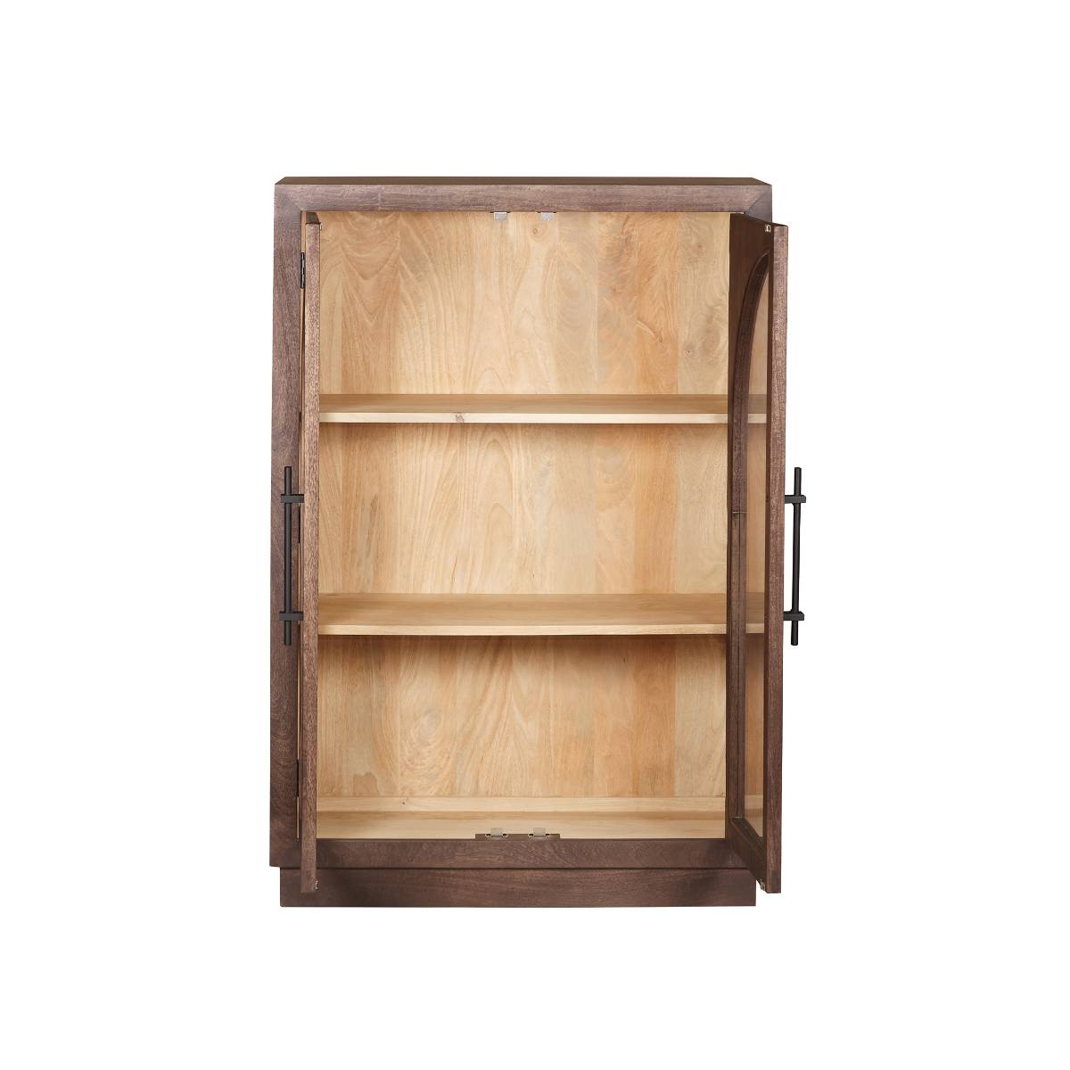 Vitrine en bois de manguier NOHEA bois clair, MADE IN MEUBLES