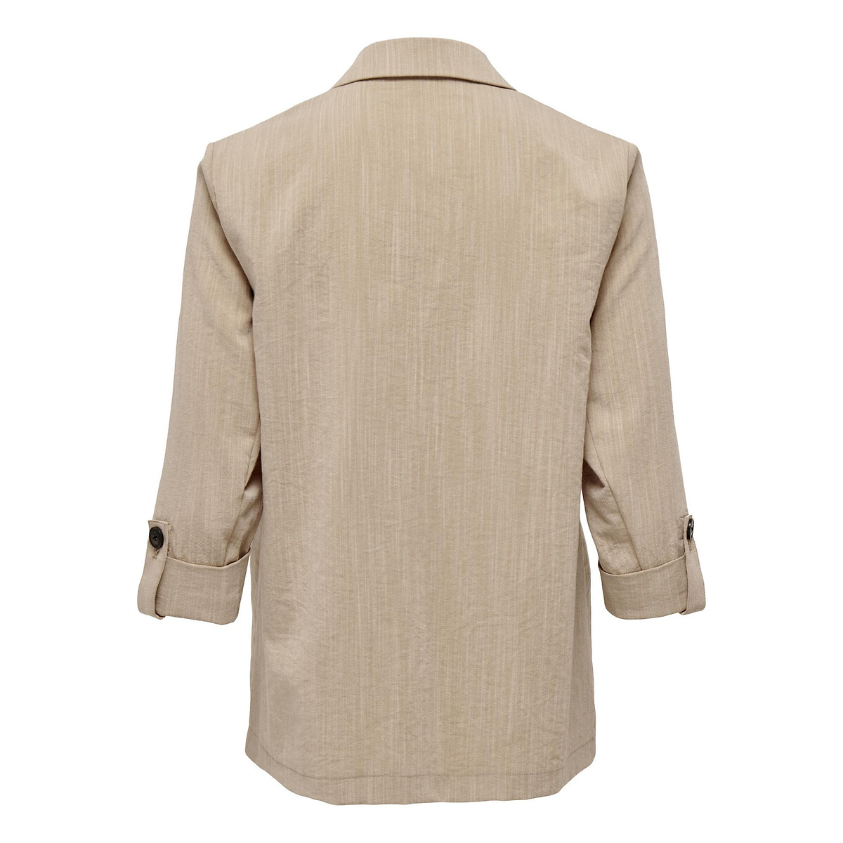 Blazer manches 3/4 beige clair, ONLY