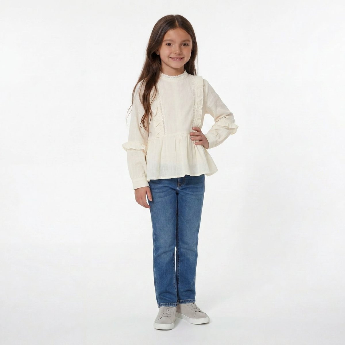 Blouse - Très bon état blanc, IKKS
