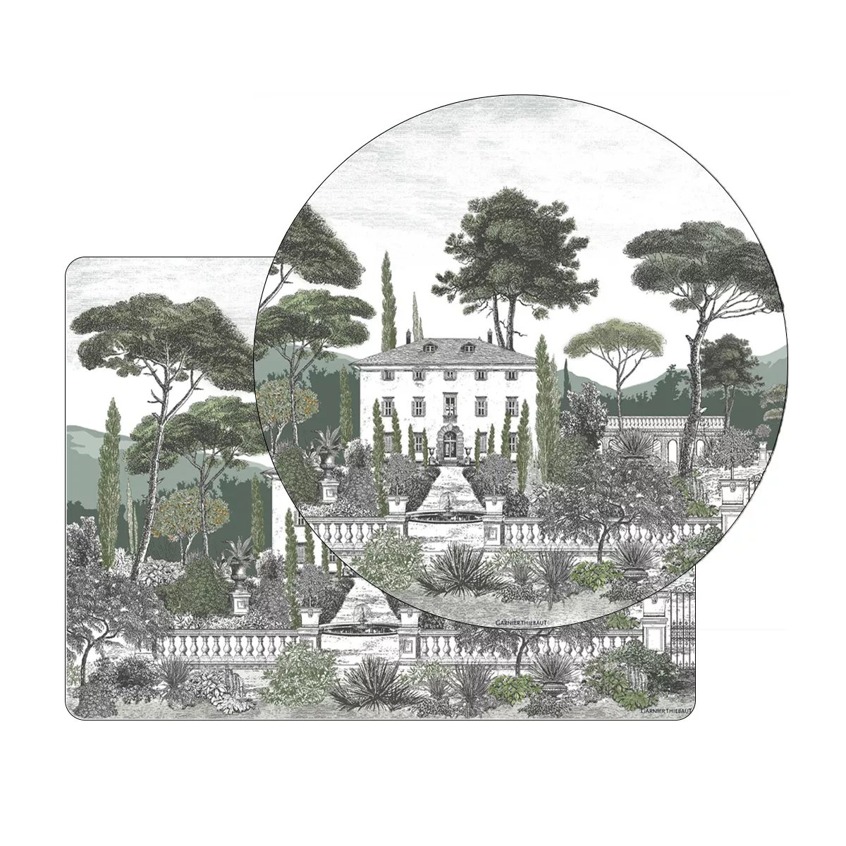 Set vinyle PALAZZINA verde, GARNIER THIEBAUT
