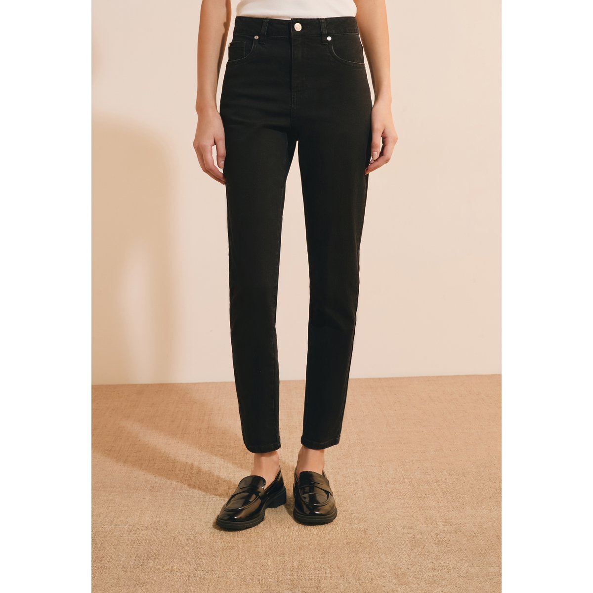 ETAM PANTALON DEMIE GD - PANTALON noir, ETAM