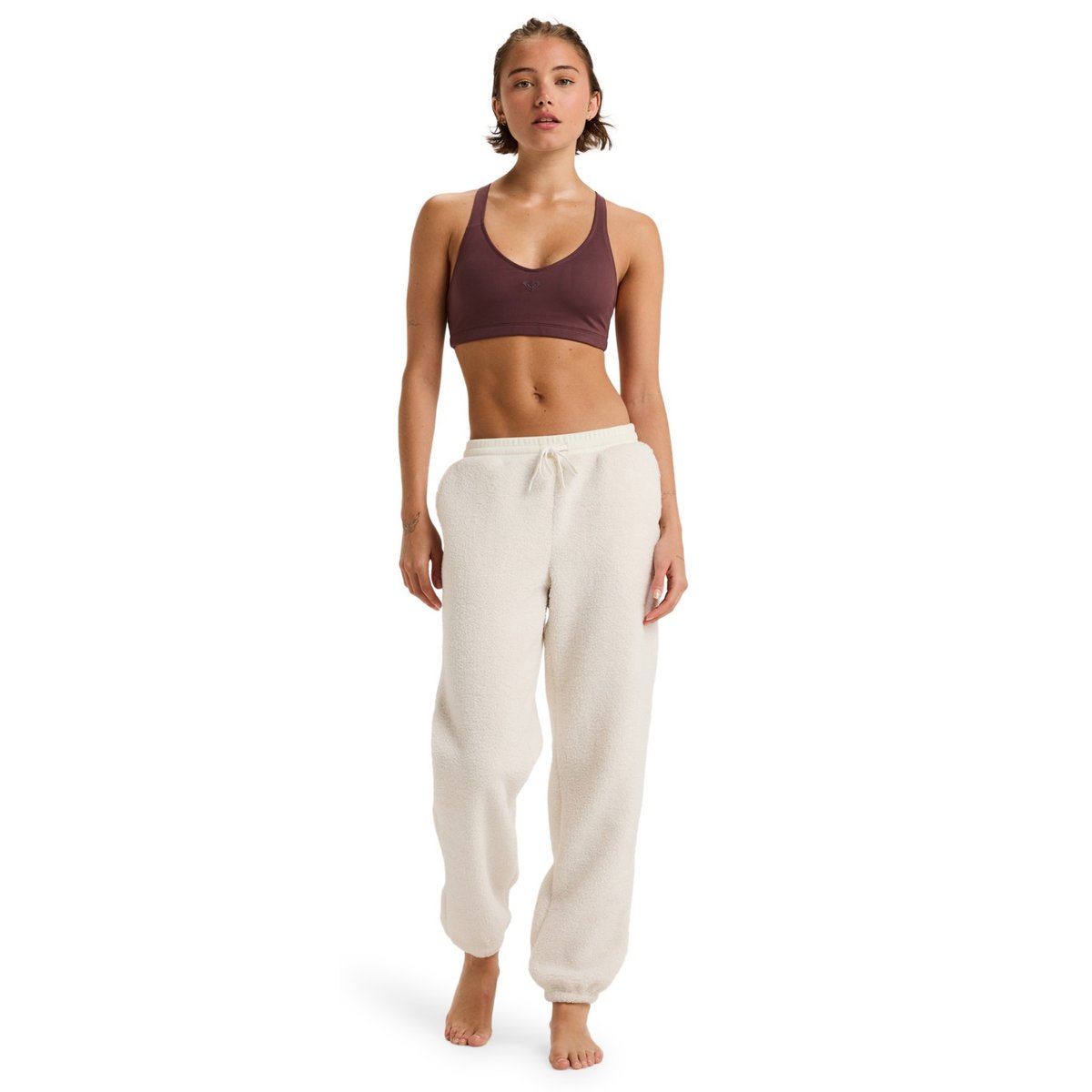Pantalon de sport WAVES OF WARMTHS. blanc whisper white, ROXY