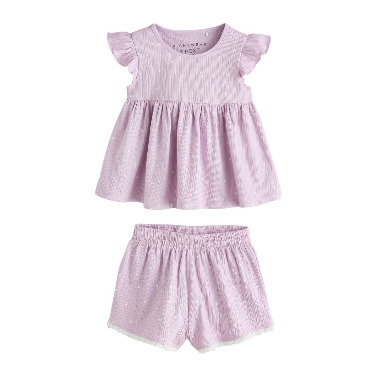 Pyjama short confortable, lot de 3 violet lilas, NEXT