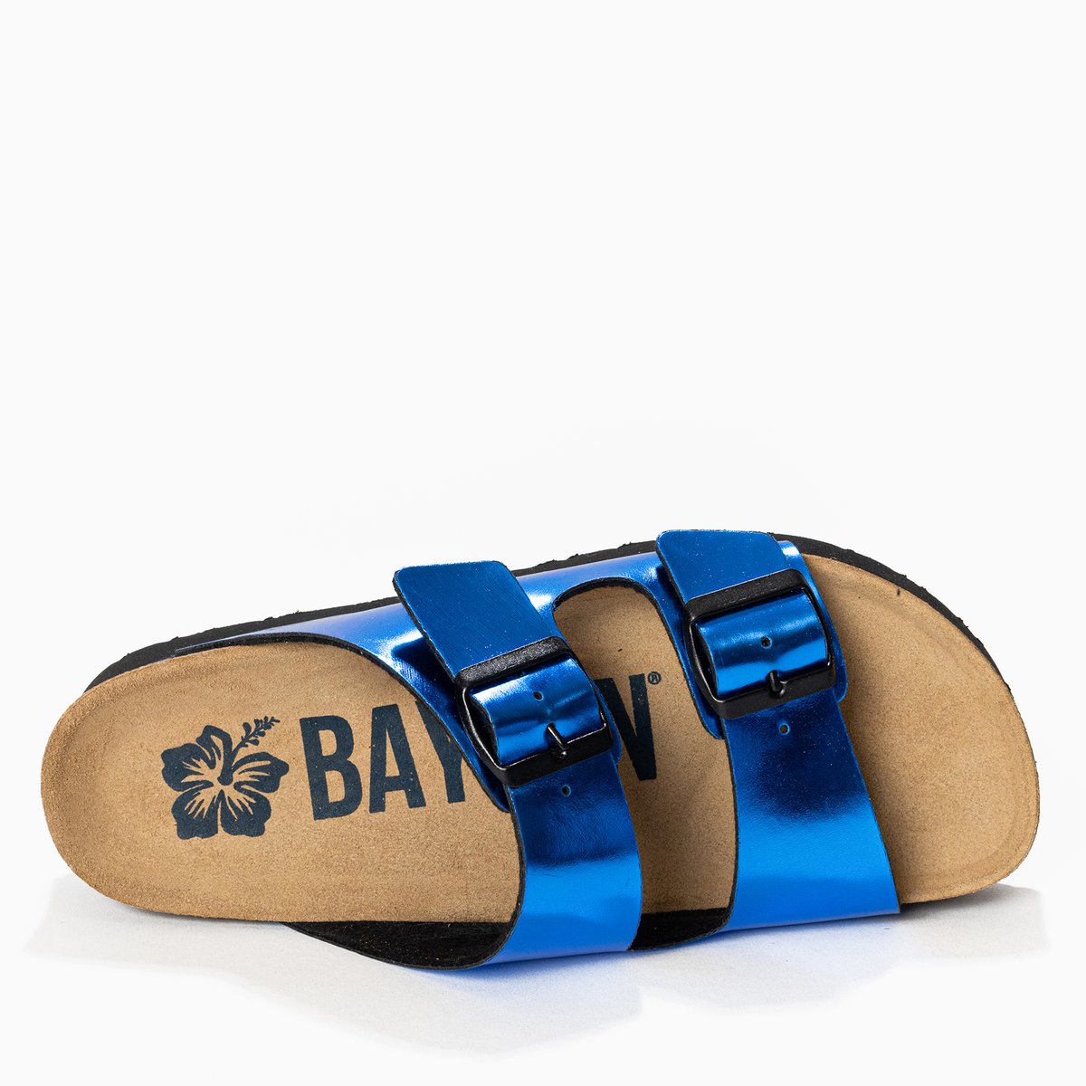 Sandales à plateforme JAPET bleu, BAYTON