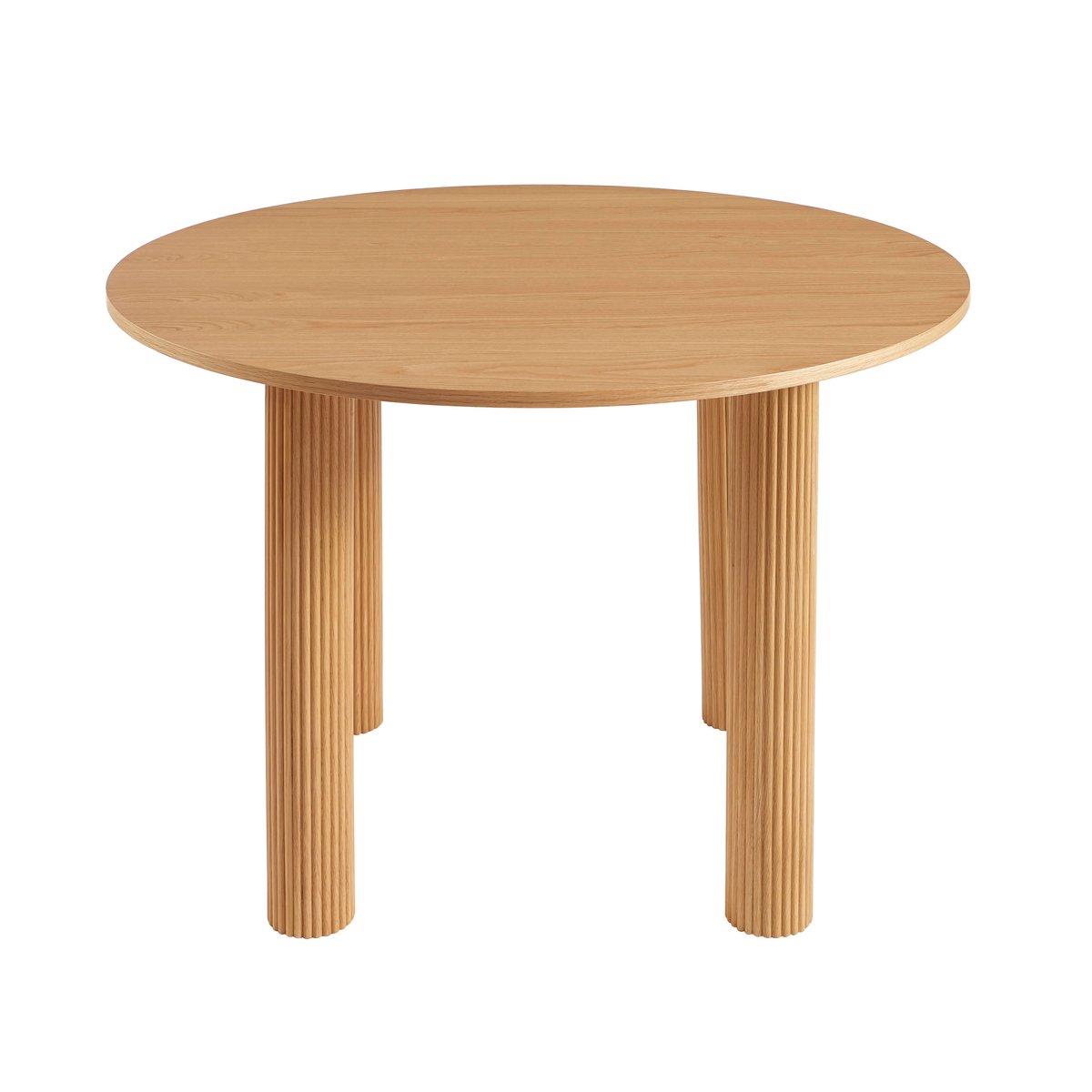 Table à manger ronde PENELOPE chêne clair, SORELH