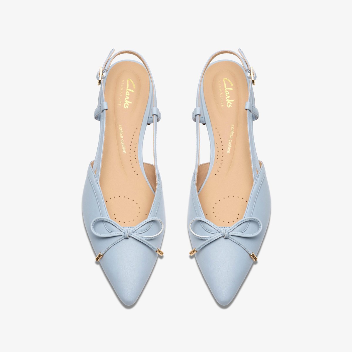 Escarpins Cuir SENSA15 BOW bleu clair, CLARKS