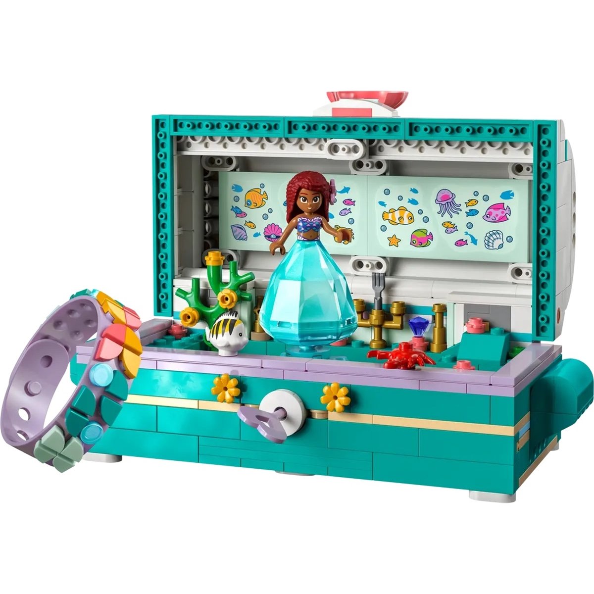 Disney Le coffre aux trésors d'Ariel multicolore, LEGO