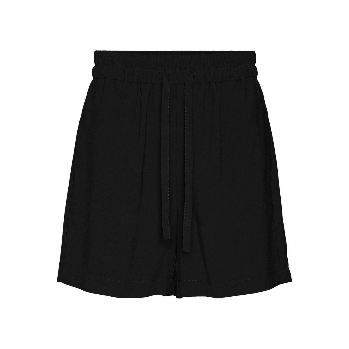 Short fluide, taille haute noir, VERO MODA