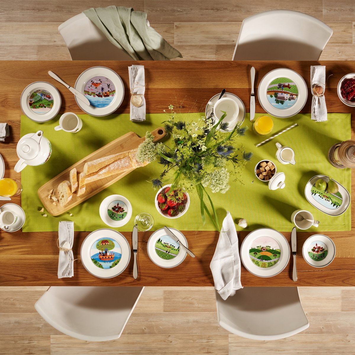 Assiette À Pain, Hameau DESIGN NAIF multicolore, VILLEROY & BOCH