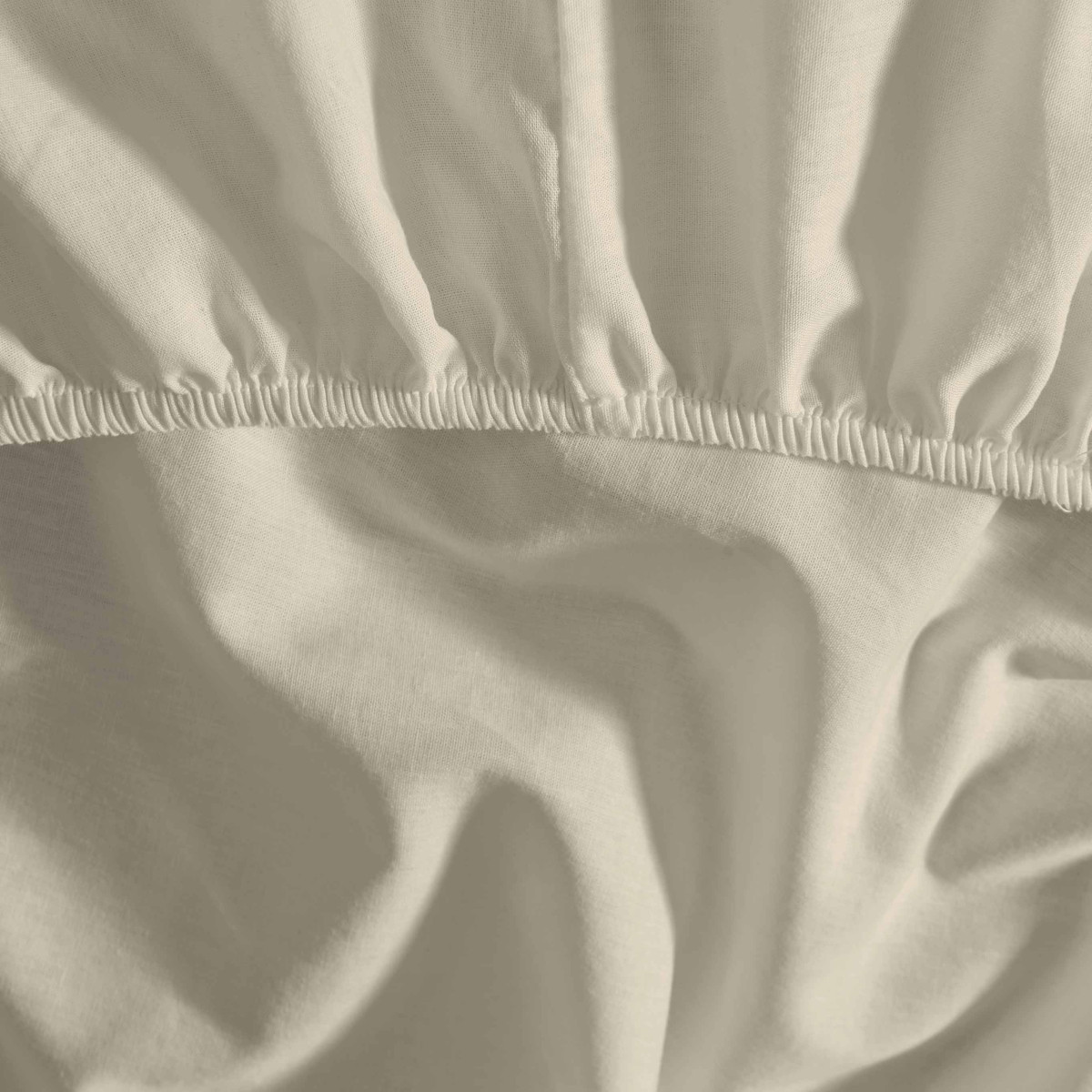 Drap housse en flanelle de coton bonnet 30 cm KLAPPEN ficelle, SENSEI MAISON