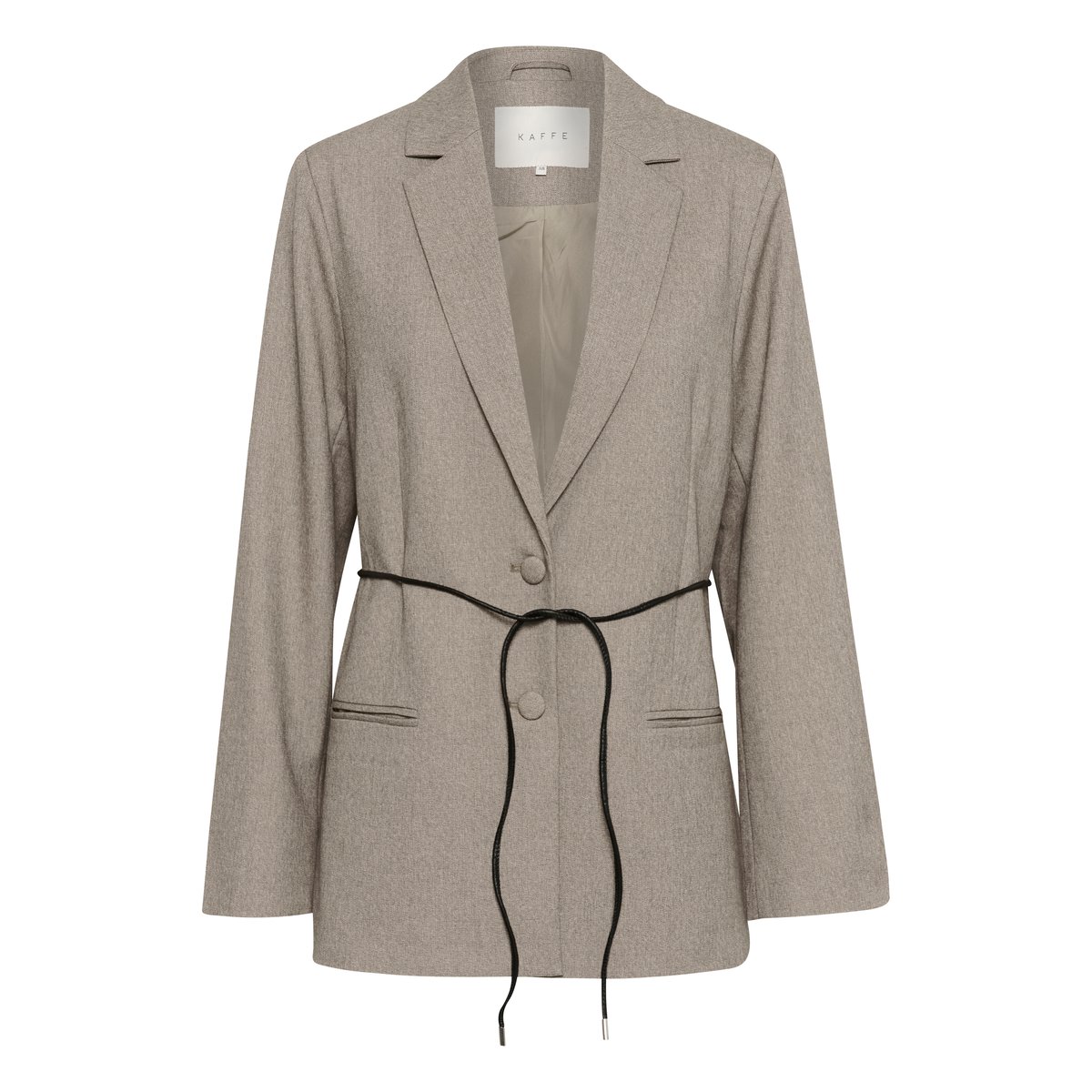 Blazer beige feather gray melange, KAFFE
