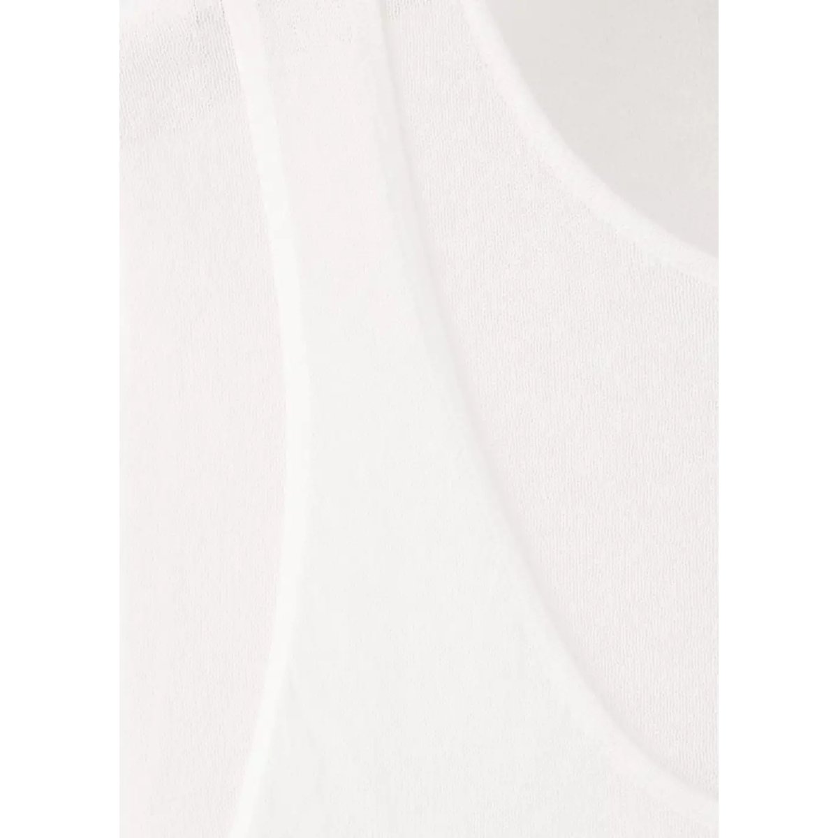 Superposition en jersey maille blanc, MANGO