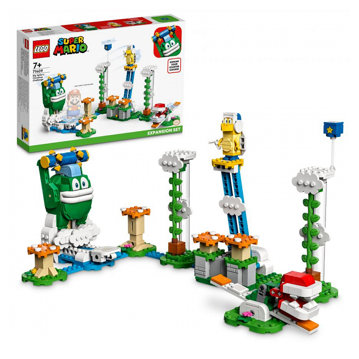 71409 Ensemble dextension le defi du maxi-spike sur un nuage multicolore, LEGO