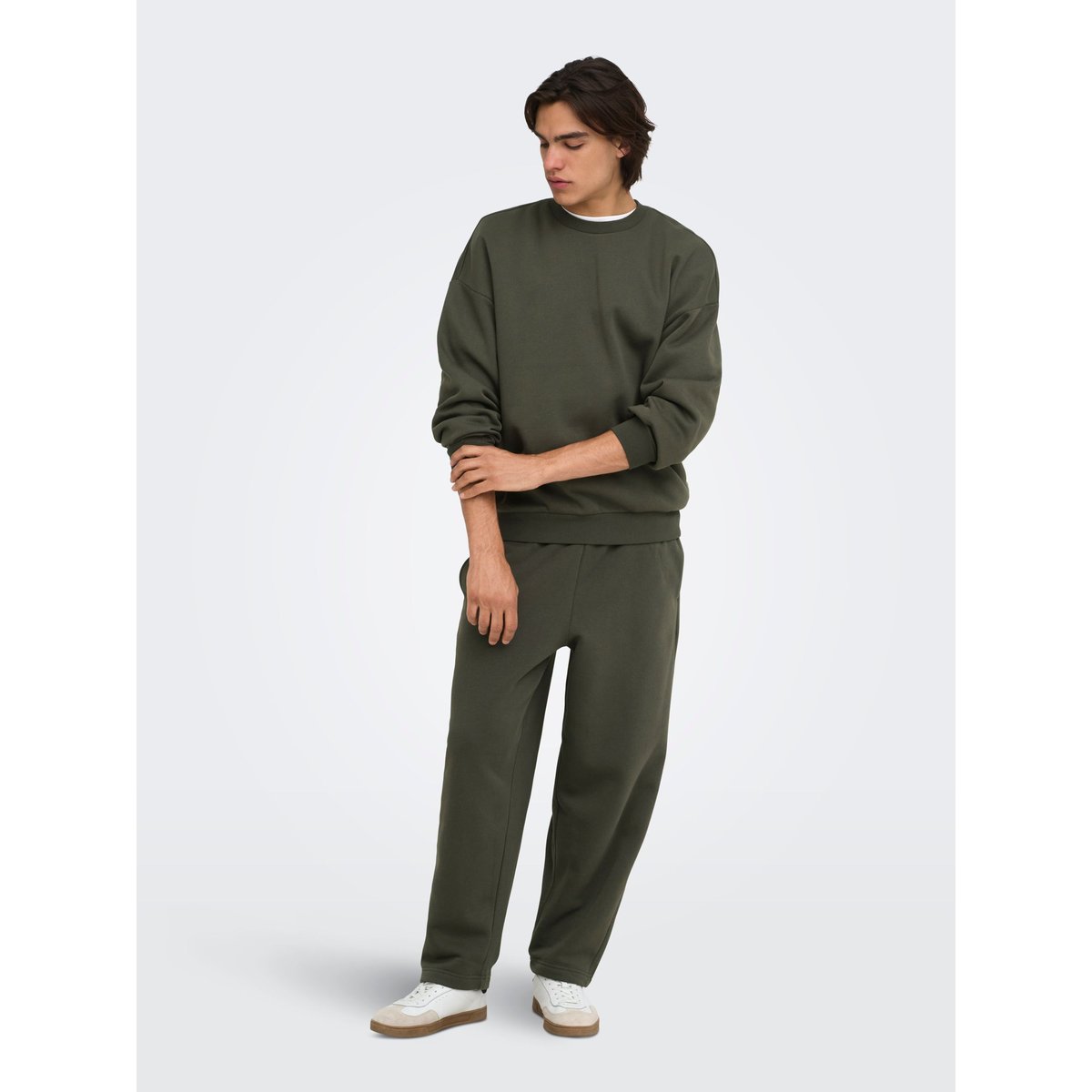 Sweat-Shirt grise - beluga, ONLY & SONS
