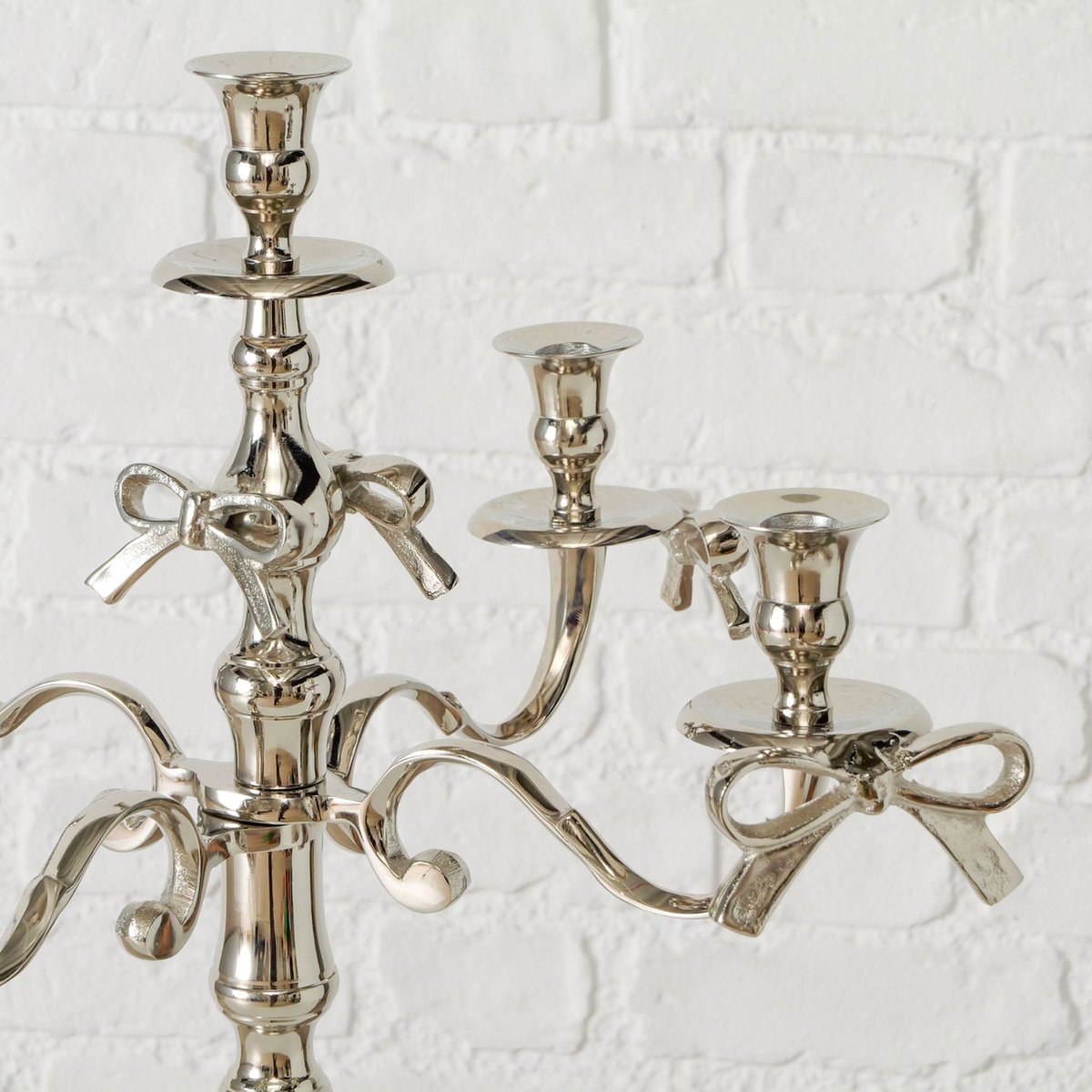 Chandelier argenté 46x46x79cm argent, WADIGA